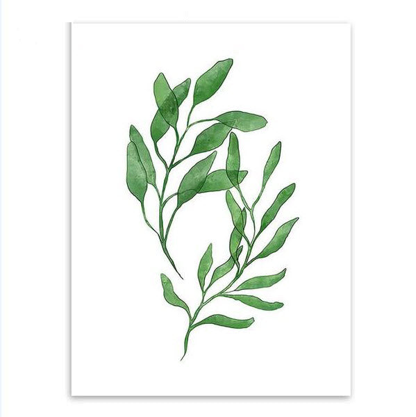 Green Tropical Plants Wall Art Print – BLAIR