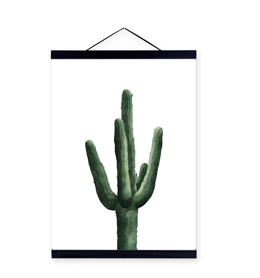 Green Cactus Wall Art Print – AMIAH