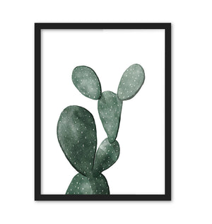 Green Cactus Wall Art Print – AMIAH