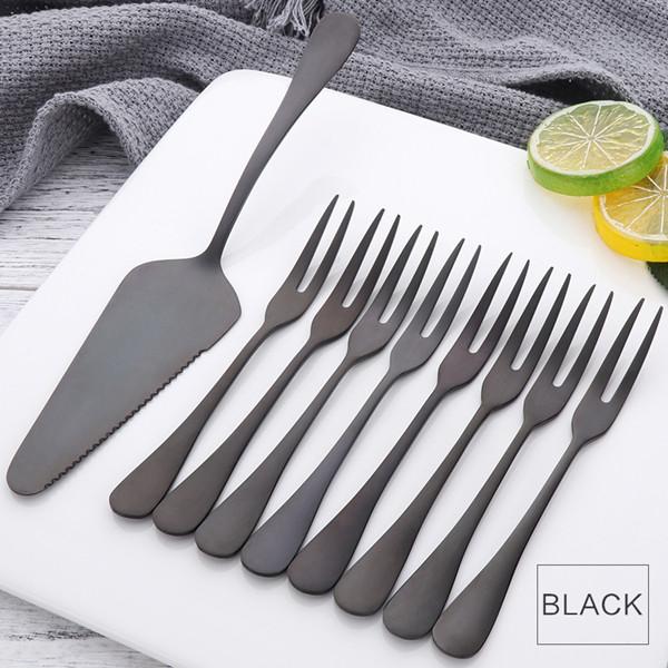 Stainless Steel Cake Forks and Cake Shovel Set - ONIE