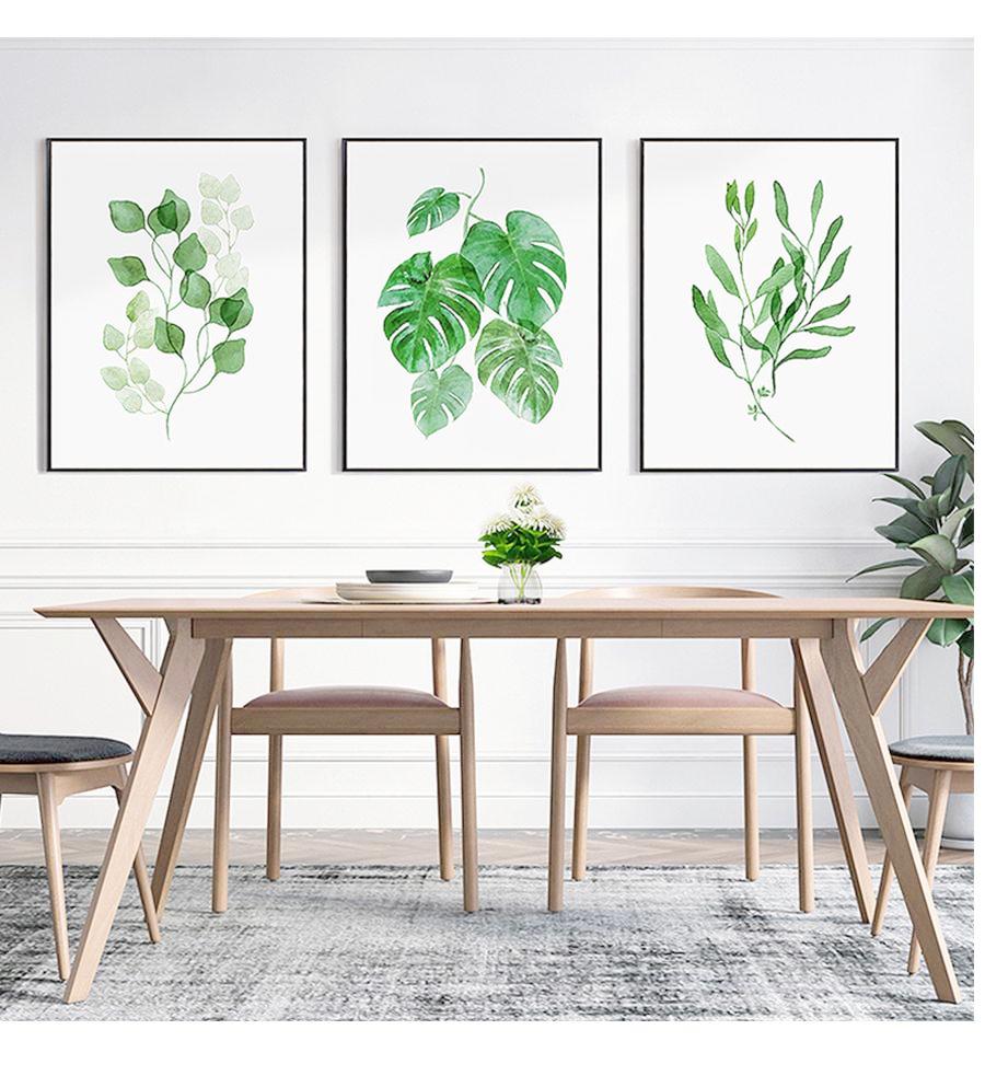 Green Tropical Plants Wall Art Print – BLAIR