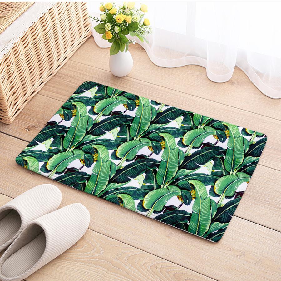 Shower Curtains Banana Leaf Print - AVAH - 3 SIZES