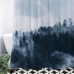 Shower Curtains Landscape Painting Print - ASON - 3 SIZES