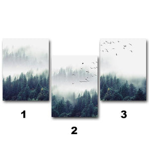 Green Forest Lanscape Wall Art Print – GILDA