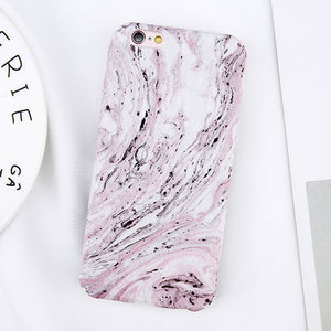 Grey Pink Marble iPhone Case - NED