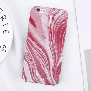 Pink Marble Stone iPhone Case - NHI