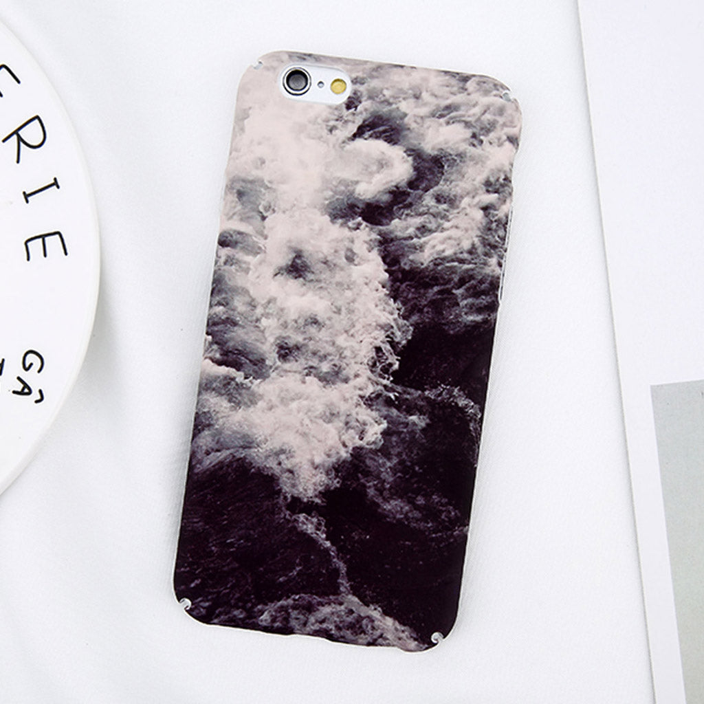 Black White Marble iPhone Case - NEA