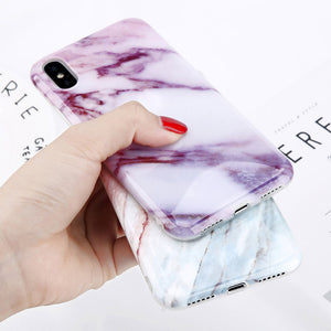 Purple Marble iPhone Case - KIA