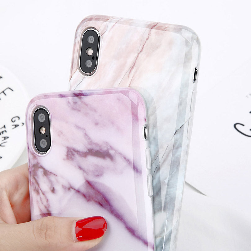 Purple Marble iPhone Case - KIA