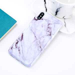 Classic Purple Marble iPhone Case - UMA
