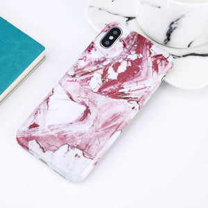Red Marble iPhone Case - KOI