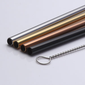 Reusable Metal Drinking Stainless Steel Straws - ELLIE