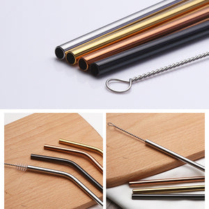 Reusable Metal Drinking Stainless Steel Straws - ELLIE