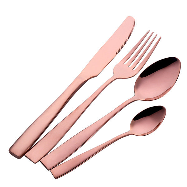24pcs. Luxury Flatware Stainless Steel Cutlery Set - MARSHA