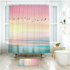 Shower Curtains Ocean View Print - AIDA - 3 SIZES