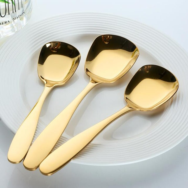 Stainless Steel Square Spoon - AMELI