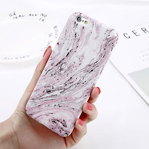Grey Pink Marble iPhone Case - NED