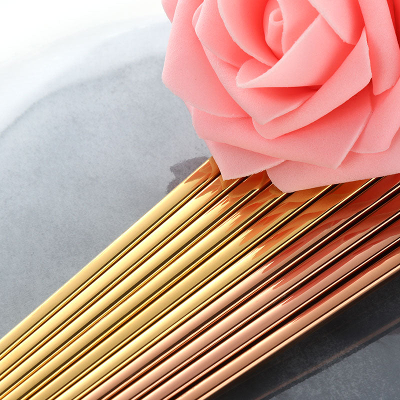 Gold Plated Stainless Steel Japanese Chopsticks Set - KAIRA