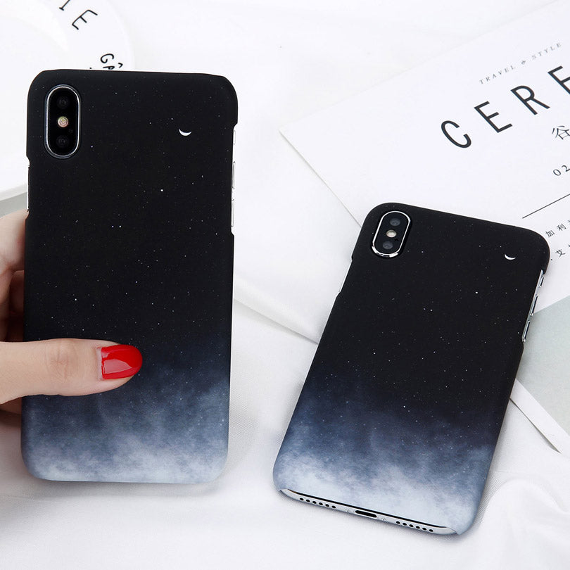 Dark Starry Night iPhone Case - MAY
