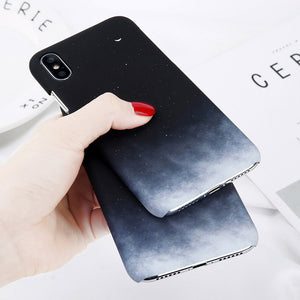 Dark Starry Night iPhone Case - MAY