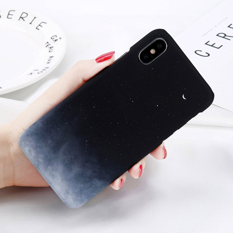 Dark Starry Night iPhone Case - MAY