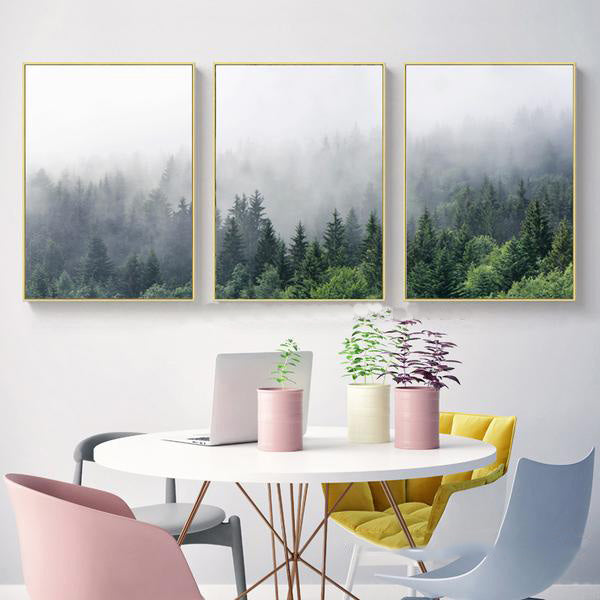 Forest Fog Wall Art Print – FAITH