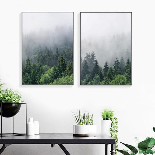 Forest Fog Wall Art Print – FAITH