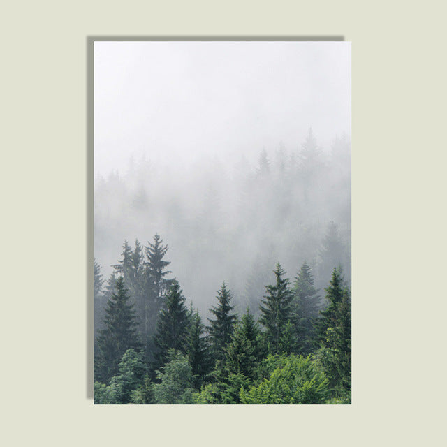 Forest Fog Wall Art Print – FAITH