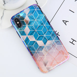 Blu-Ray Square Pattern iPhone Case - KYE