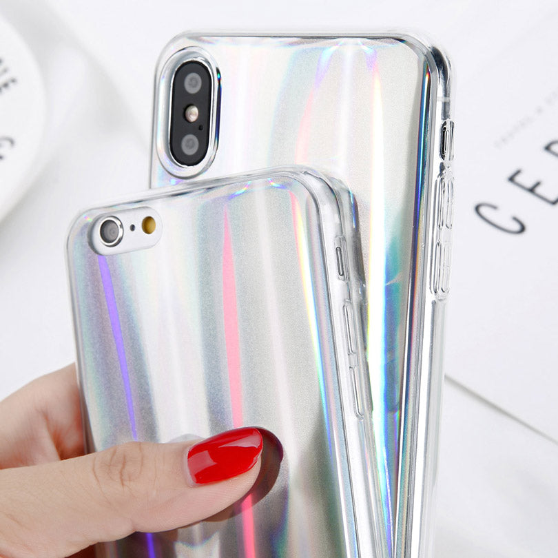 Glossy Rainbow iPhone Case - MAG