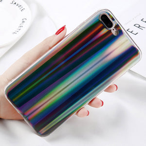 Glossy Rainbow iPhone Case - MAG