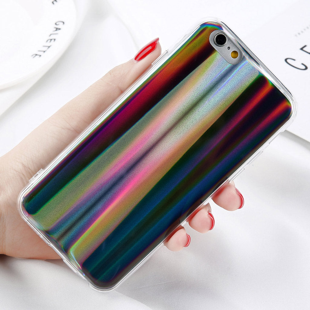 Glossy Rainbow iPhone Case - MAG