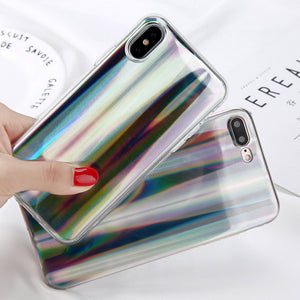 Glossy Rainbow iPhone Case - MAG