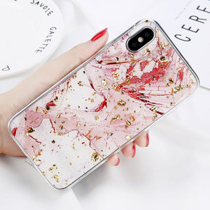 Glittery Peach iPhone Case - MEL