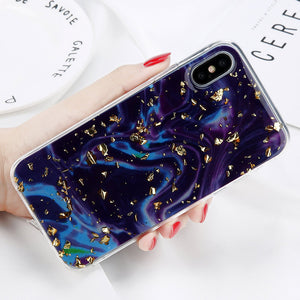 Glittery Blue iPhone Case - MEI