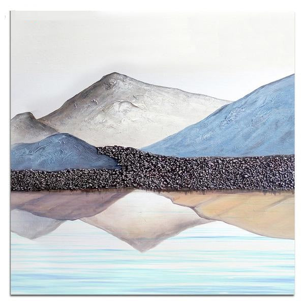 Mountain Scenery Painting Wall Art Print – FREDA