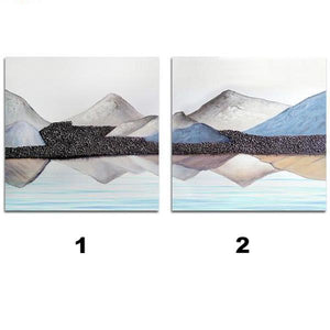 Mountain Scenery Painting Wall Art Print – FREDA