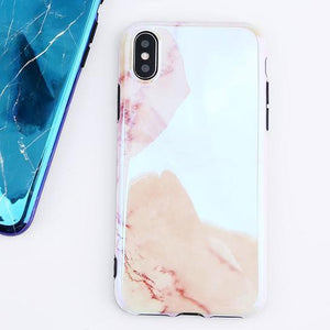 Peach Marble iPhone Case - LEW