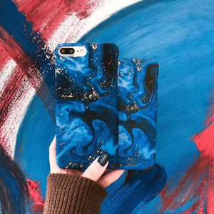 Deep Sea Blue iPhone Case - LUV