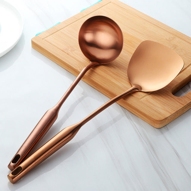 Stainless Steel Turner And Soup Ladle - OPHEL