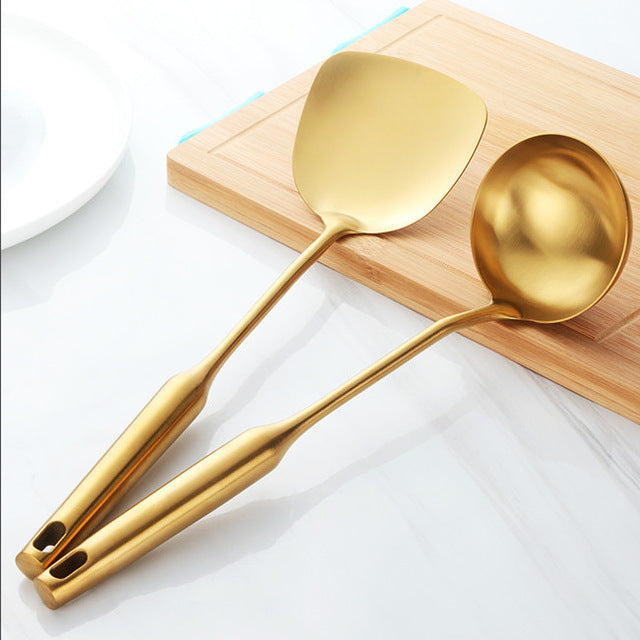 Stainless Steel Turner And Soup Ladle - OPHEL