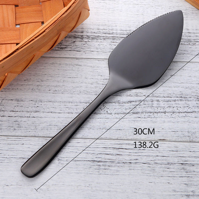 Stainless Steel Cake Knife and Spatula - CARA