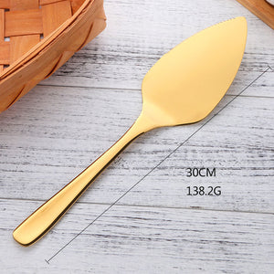 Stainless Steel Cake Knife and Spatula - CARA